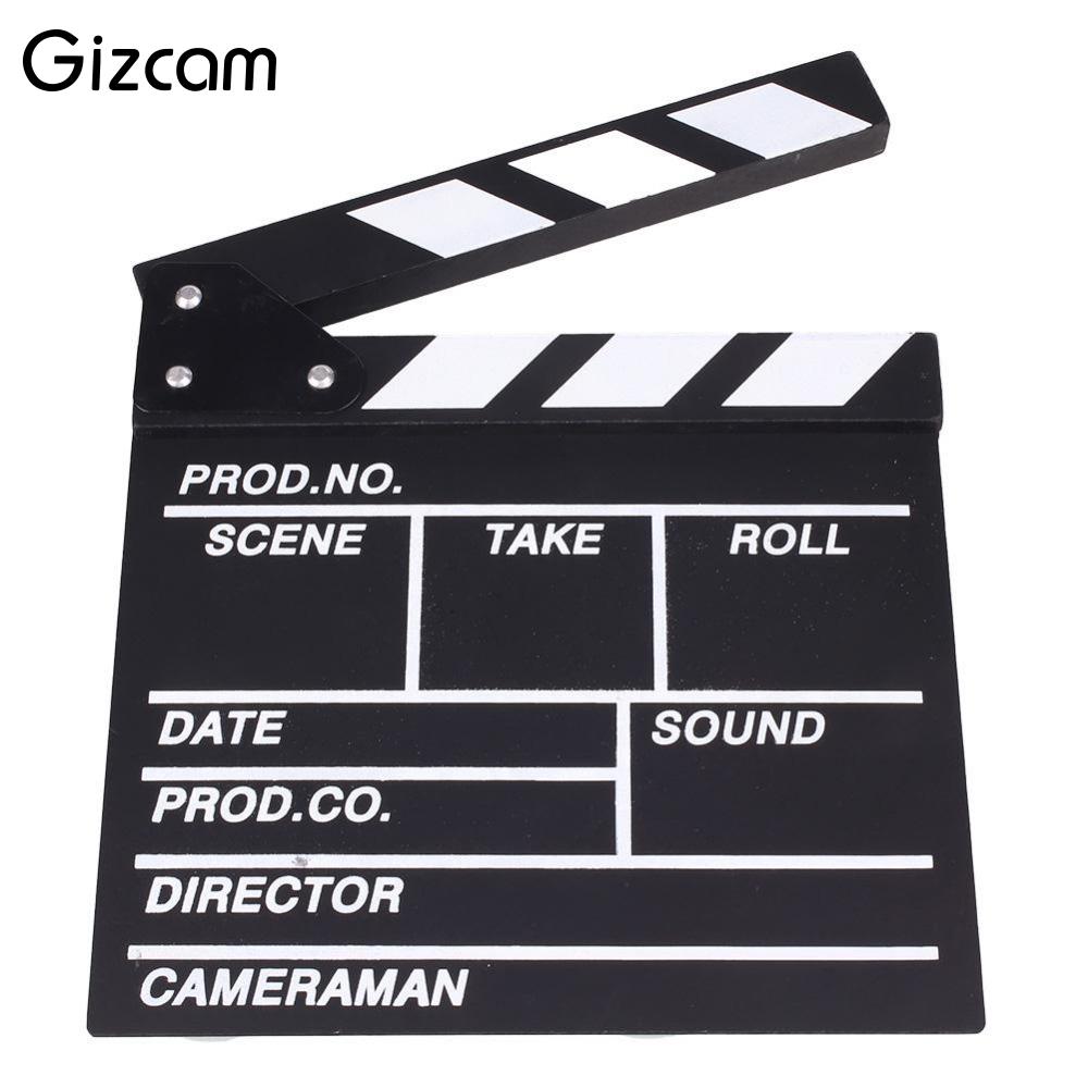 Direktor Video Szene Clapperboard Klöppel Gremium Acryl Trockenen Löschen Direktor TV Film Film Aktion Schiefer Klatschen handgefertigt schneiden Stütze
