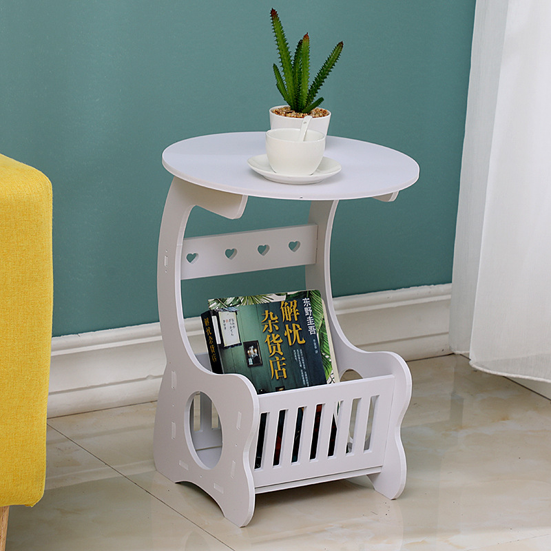 Nordic Living Room Mini Small Round Table Modern Simple Small Sofa Table Bedside Table Bedroom Furniture