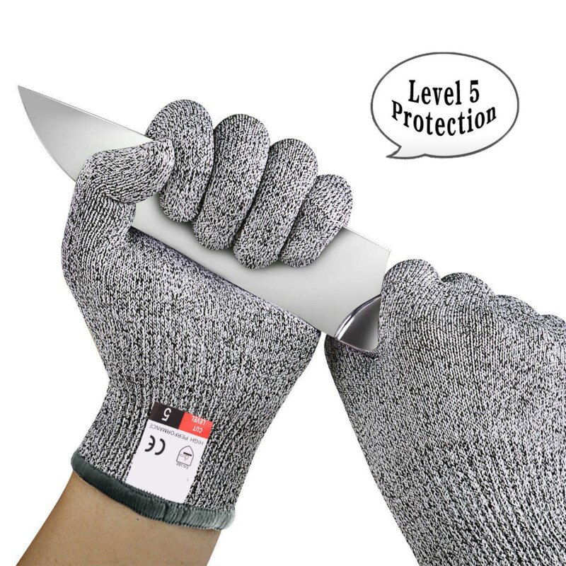 Anti-Cut Handschoenen Veiligheid Cut Proof Stab Keuken Butcher Snijbestendige Veiligheid Handschoenen