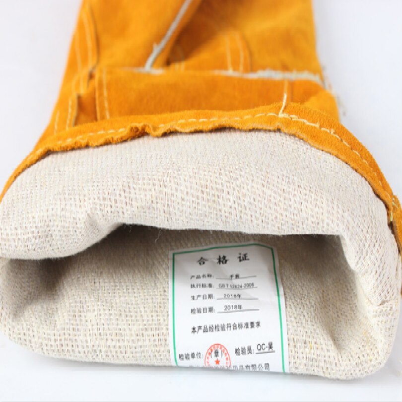 L 40CM 25CM High temperature resistant tig gloves tig welding gloves finger gloves Heat insulation gloves