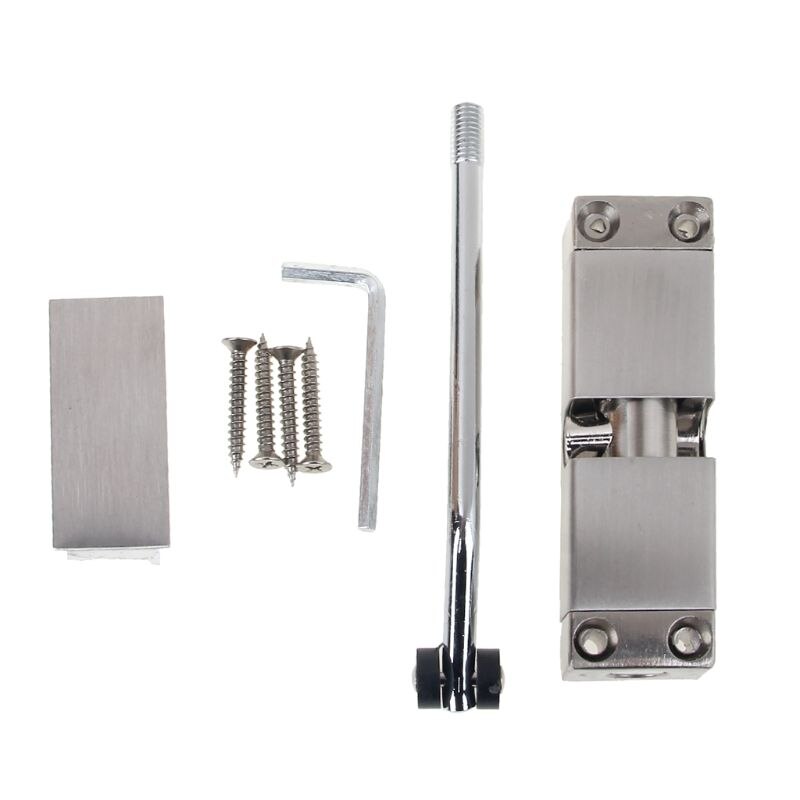 Auto Mounted Spring Door Closer Stainless Steel Adjust Surface Self Closing Door l29k
