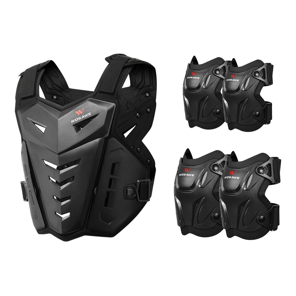 WOSAWE Motorcycle Rider Full Body Armor Vest Suits Motocross Bike Cycling Racing Armor Chest Moto Protective Gear
