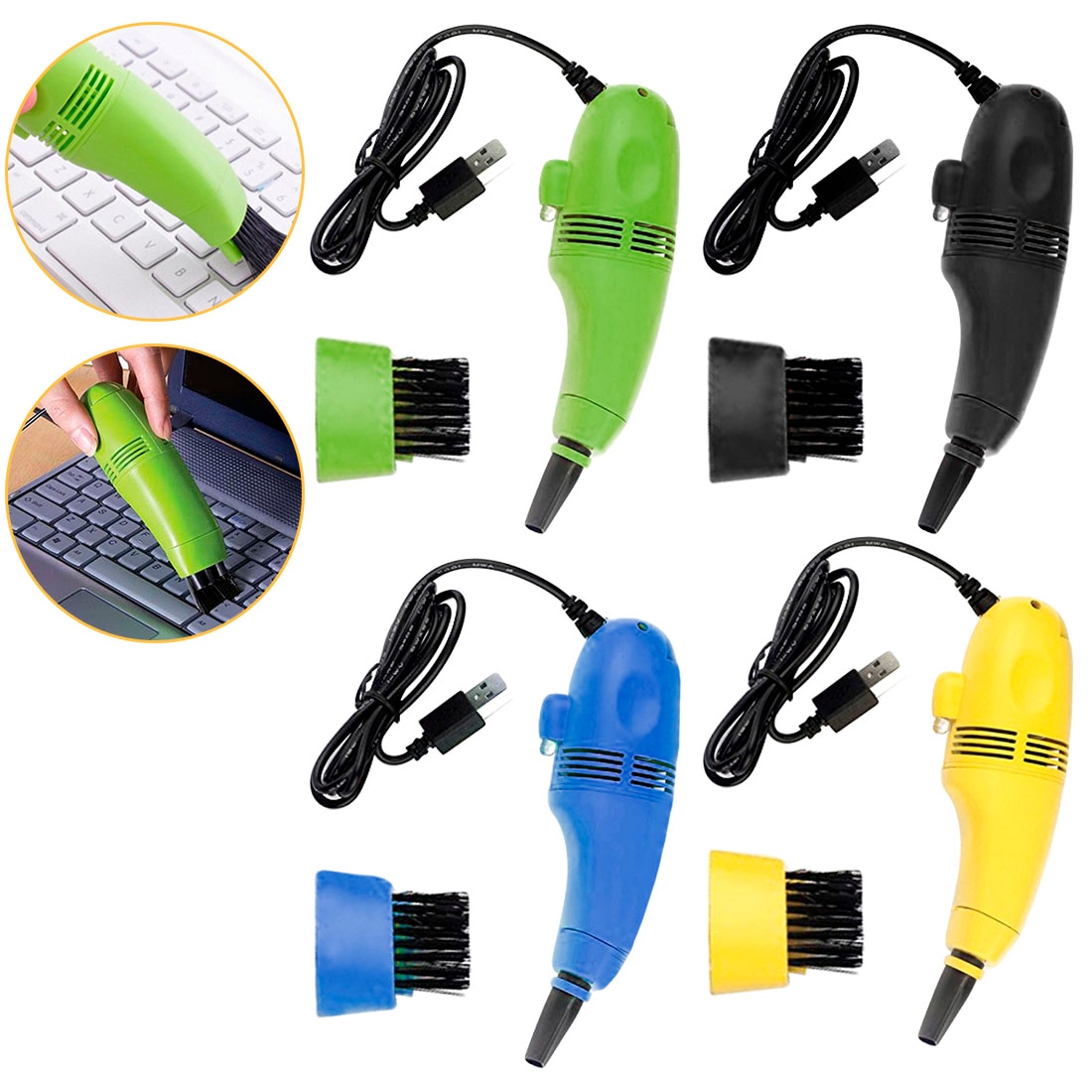 Aspirateur USB pour nettoyer le clavier d'ordinateur pour ordinateur portable