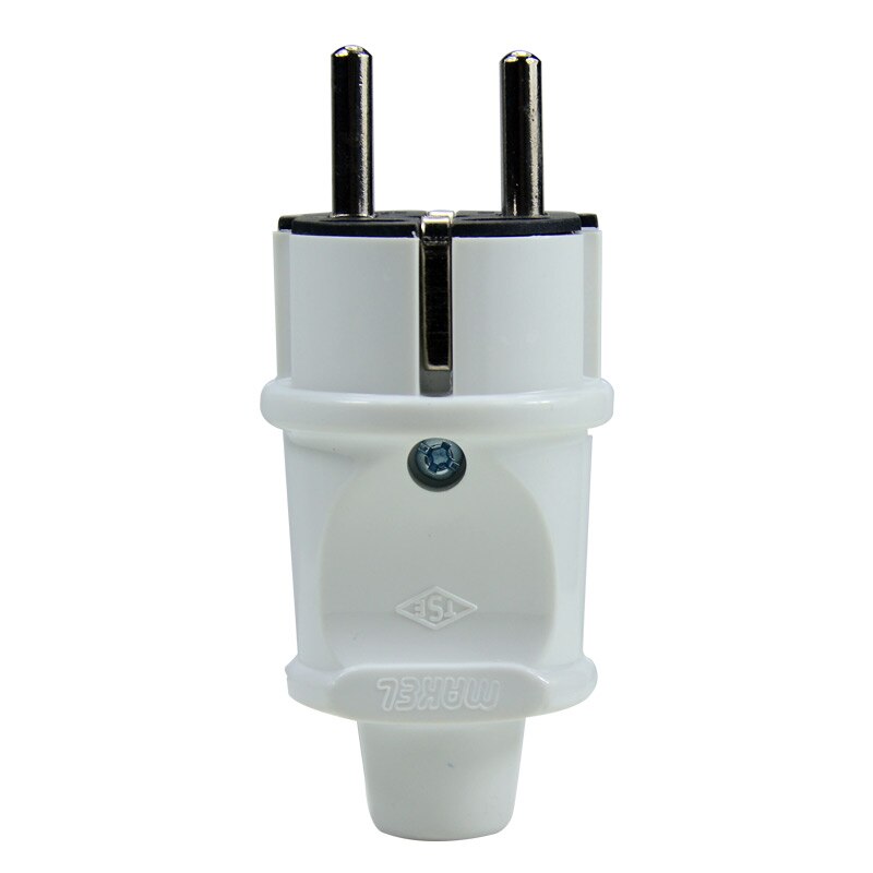 3 Pieces of two socket 16A European German standard detachable connection power plug