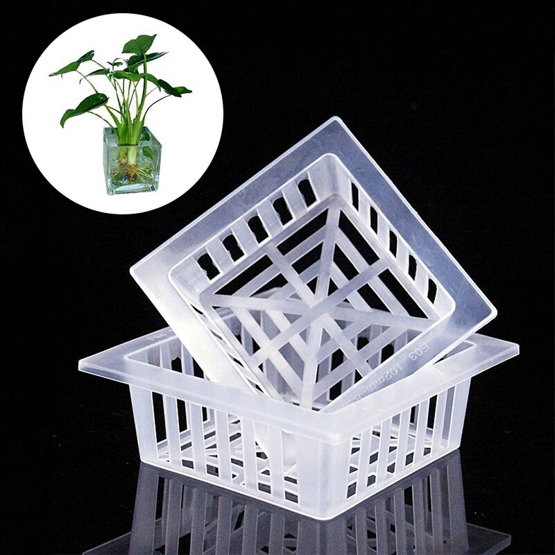 Maceta hidropónica de malla para cultivo de plantas, vaso con malla, cesta hidropónica para cultivo de plantas aeropónicas, clon, planta de vivero sin depósito, suministros de jardín