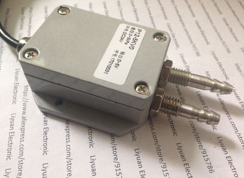 0-5V voltage output pressure sensor / DC24V differential pressure sensor / -500pa ~ 10kpa Differential Pressure Transmitter