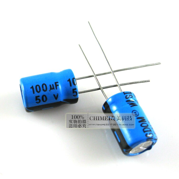 Electrolytic capacitor 50V 100UF capacitor