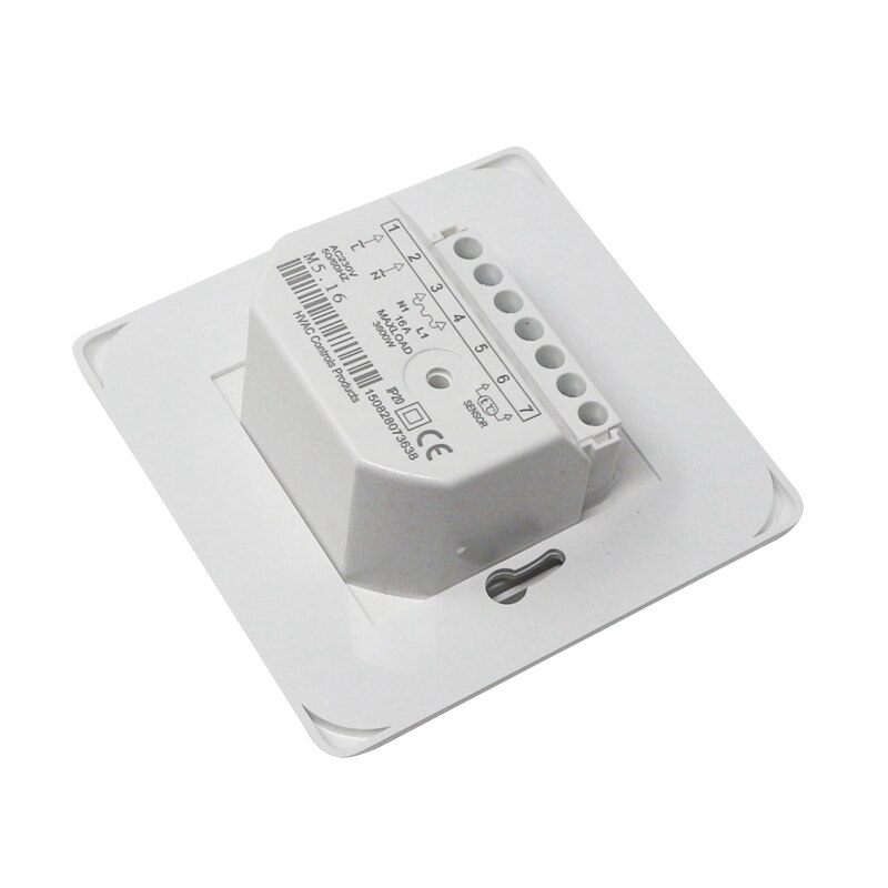 Elektrisk gulvvarme romtermostat temperaturregulator varm regulator 220v 230v 16a ntc sensor programmerbar universell