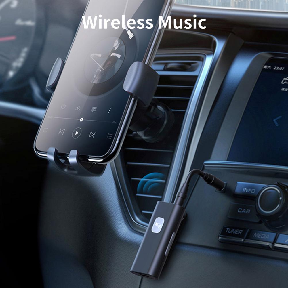 SR11 Bt Ontvanger Bluetooth-Compatibele Ontvanger Draagbare Draadloze Ontvanger Dual Link 3.5Mm Geen Vertraging Audio Adapter Voor Auto