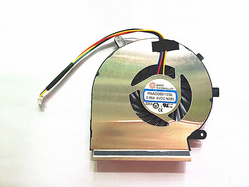 SSEA CPU Cooling Koeler Ventilator voor MSI GE62VR GP62MVR GL62M Fan PAAD06015SL N366 N371 4Pins