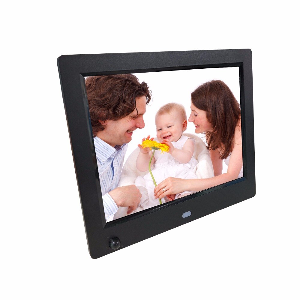 8 inch motion sensor body sensor high resolution ratio 4X3 picture player video player digital photo frame 8 inch loop playback