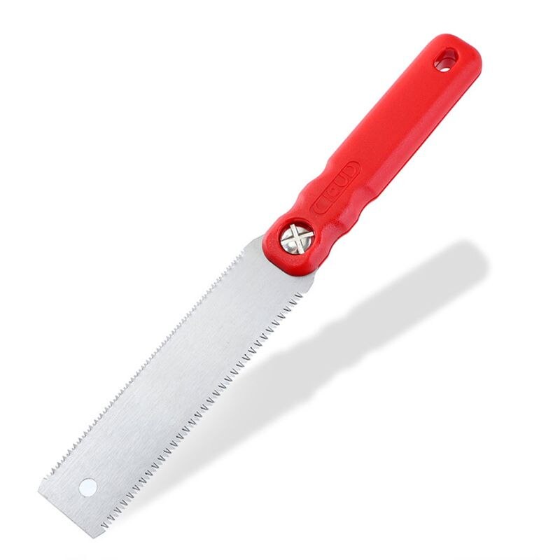 Bois Double côtés 65mn acier scie à main Tenon 3 bords dent pour bois plastique coupe