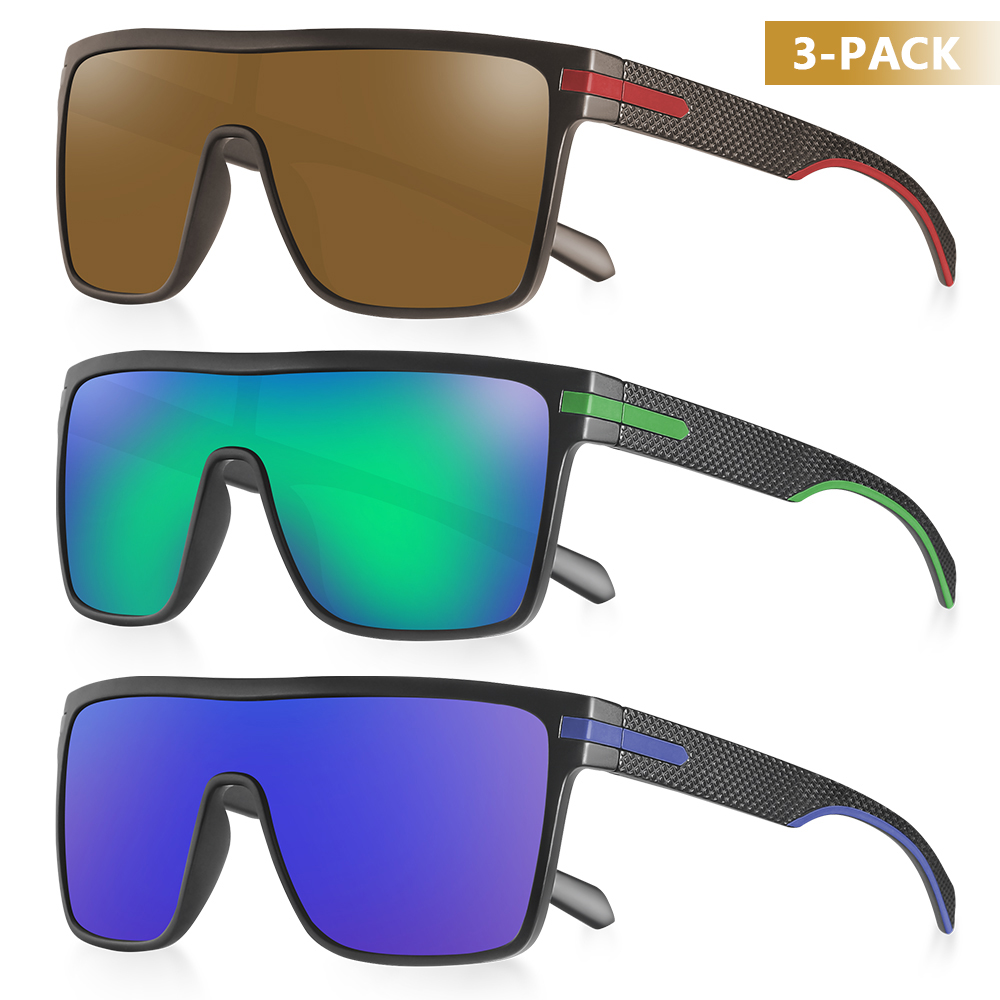 CRIXALIS Moda Polarizada Óculos de Sol Para Homens Quadrados Oversized Anti Glare Driver Espelho Óculos de Sol Mulheres UV400 Óculos Masculino: Bege