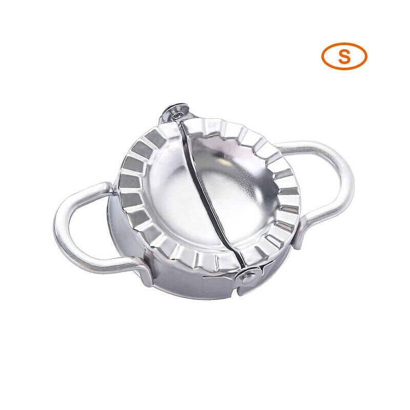 Chinese Dumplings Rapid Making Tool Dumpling Maker Stainless Steel Dough Press Ravioli Molds Dumpling Press Rolling Round Mold: Small Dumpling Mold