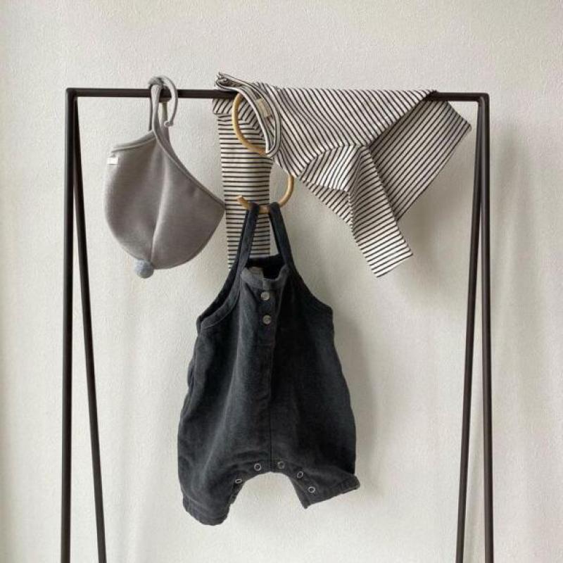 Outono inverno moda nova 2021 criança roupas meninos casual cinta infantil meninas all-match cor sólida bonito do bebê macacão