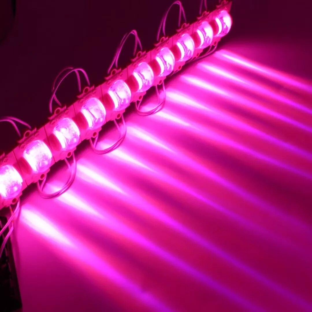 Módulo lateral de luz Led RGB IP65, resistente al agua, para publicidad, caja, camión, color rojo/Verde/azul/rosa/blanco, 12v y 24v, 20 unidades