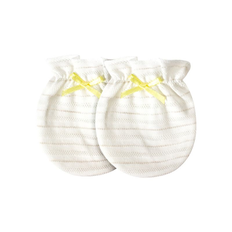 Baby Anti Krabben Handschoenen Pasgeboren Bescherming Gezicht Katoen Scratch Wanten: 6