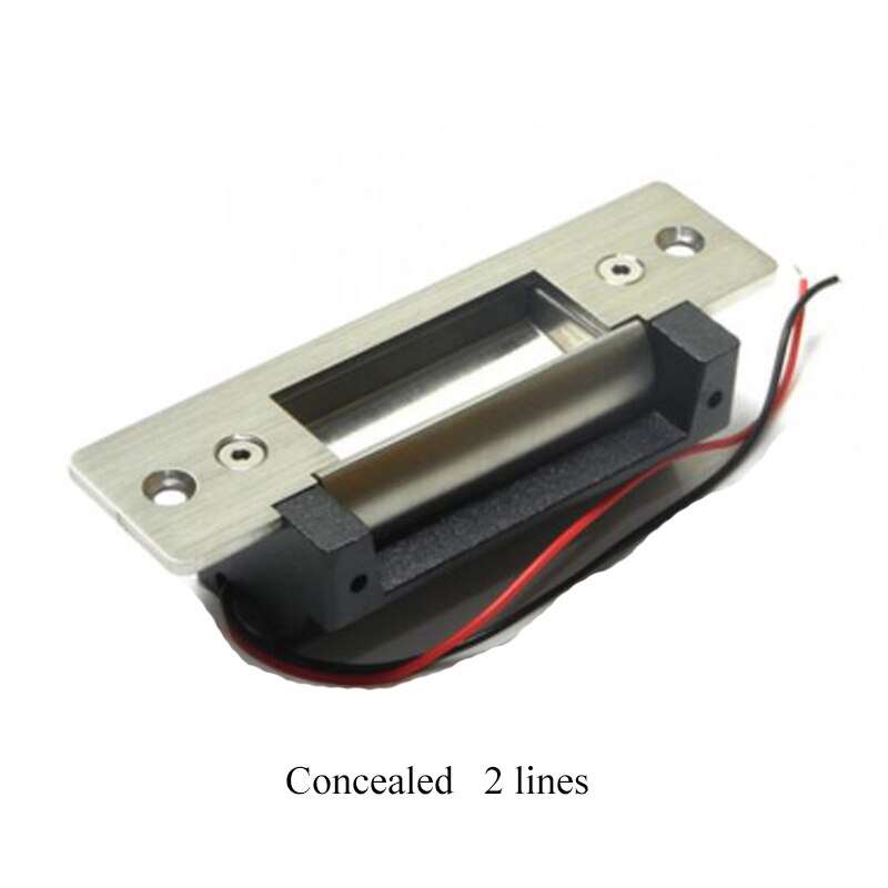 ANSI US Standard DC12V Heavy Duty Electric Strike lock fail safe or fail secure adjustable 400kg holding force: Type A 2 lines
