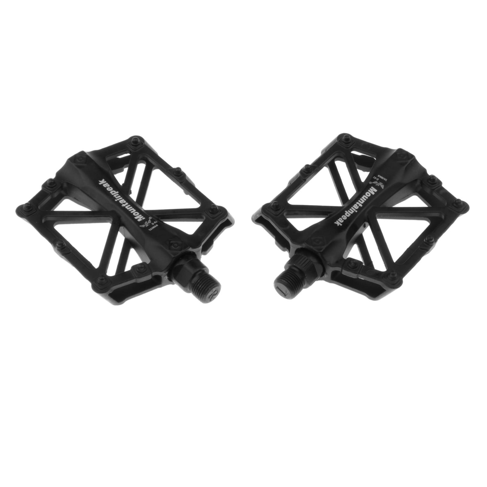 Non-Slip Mountain Bike Pedals,Ultra Strong Wide Flat Platform 9/16" Sealed Bearings for Road BMX MTB Bike