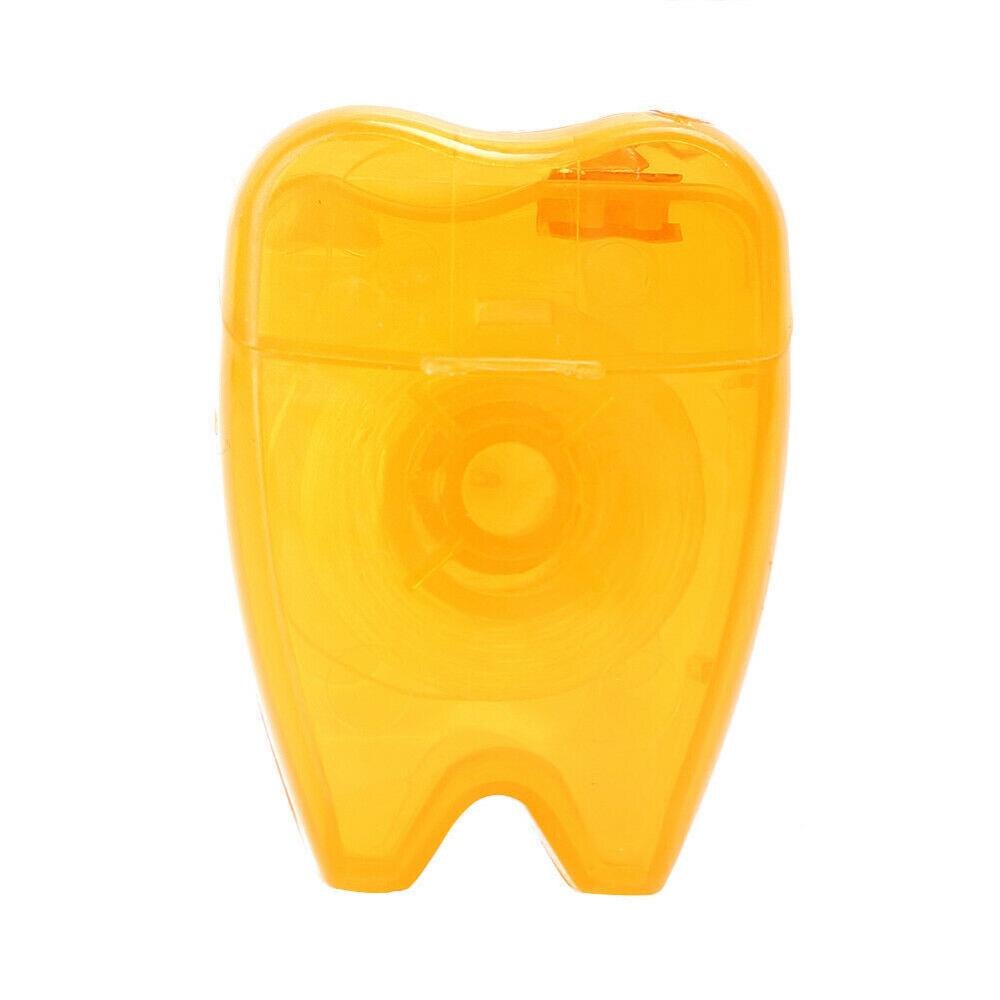 50 Stuks Draagbare Tandheelkundige Waxed Floss Met Sleutelhanger Voor Gum Tanden Cleaning Oral Care 15Meter Lange