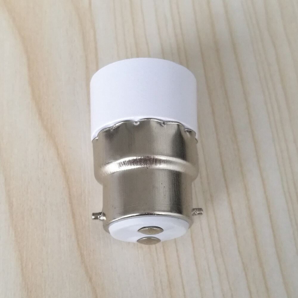 Enchufe convertidor de lámpara B22 para bombillas led, base de lámpara E14, B22 a E14, halógena