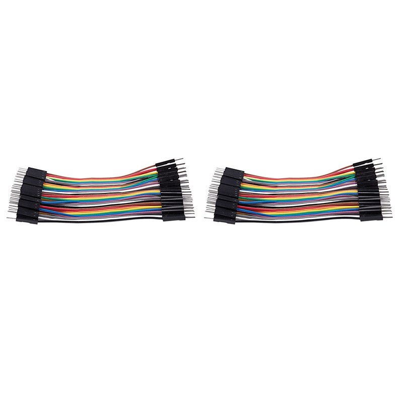 10 set 10cm Dupont Wire Jumper Cable for Arduino Breadboard - 5 set Male to Male & 5 set Female to Female