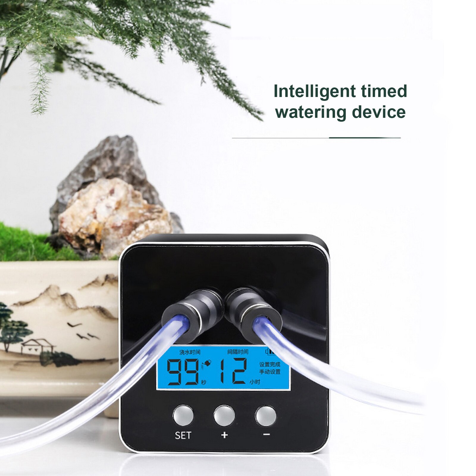 Reptile Humidifier, Rain Forest Eco-tank Spray Humidifier System Atomizer to Simulate Rainfall Automatic Watering Device