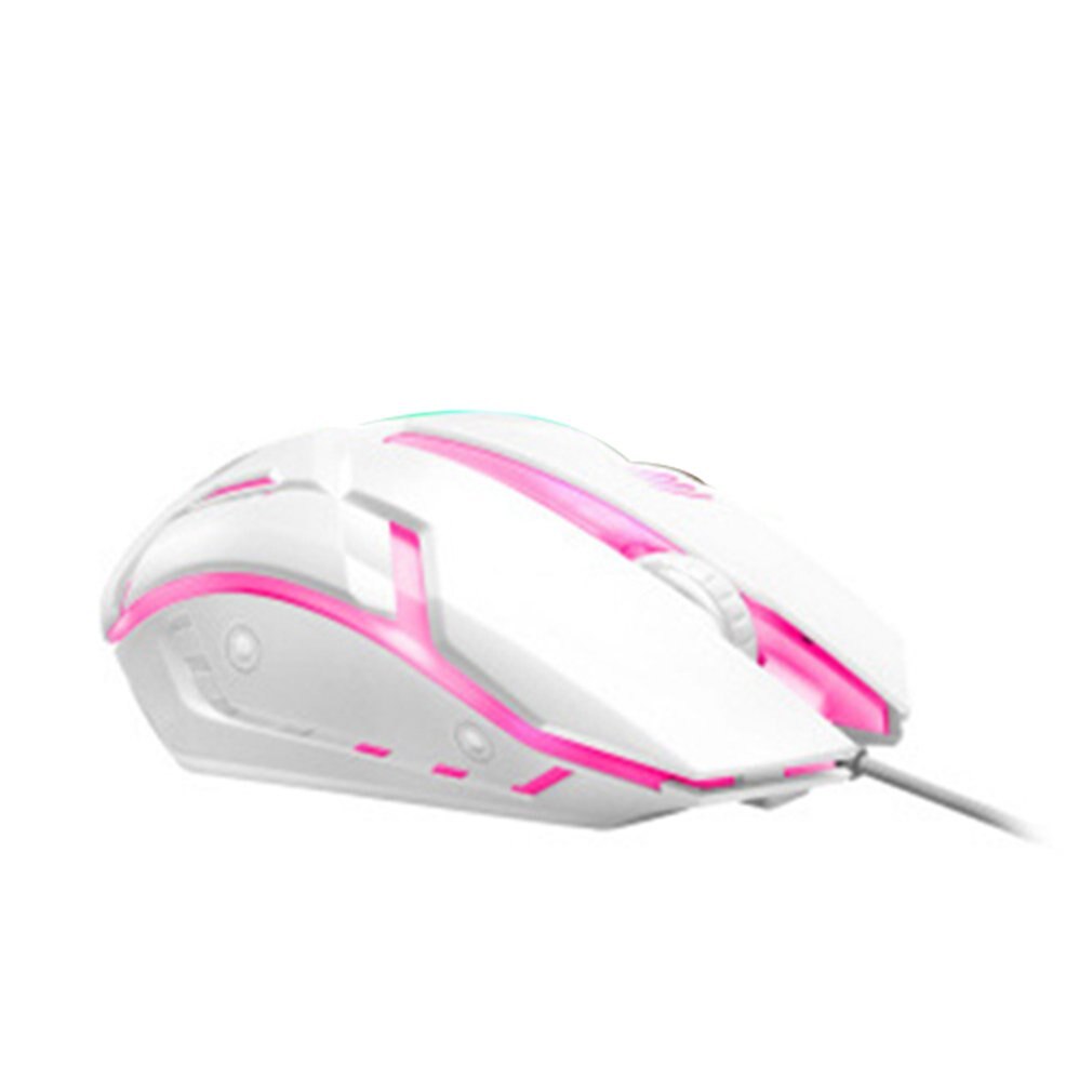 USB Wired Gaming Keyboard Mouse Set PC Rainbow Colorful LED Illuminated Backlit Gamer Gaming Mouse and Keyboard Kit Home Office