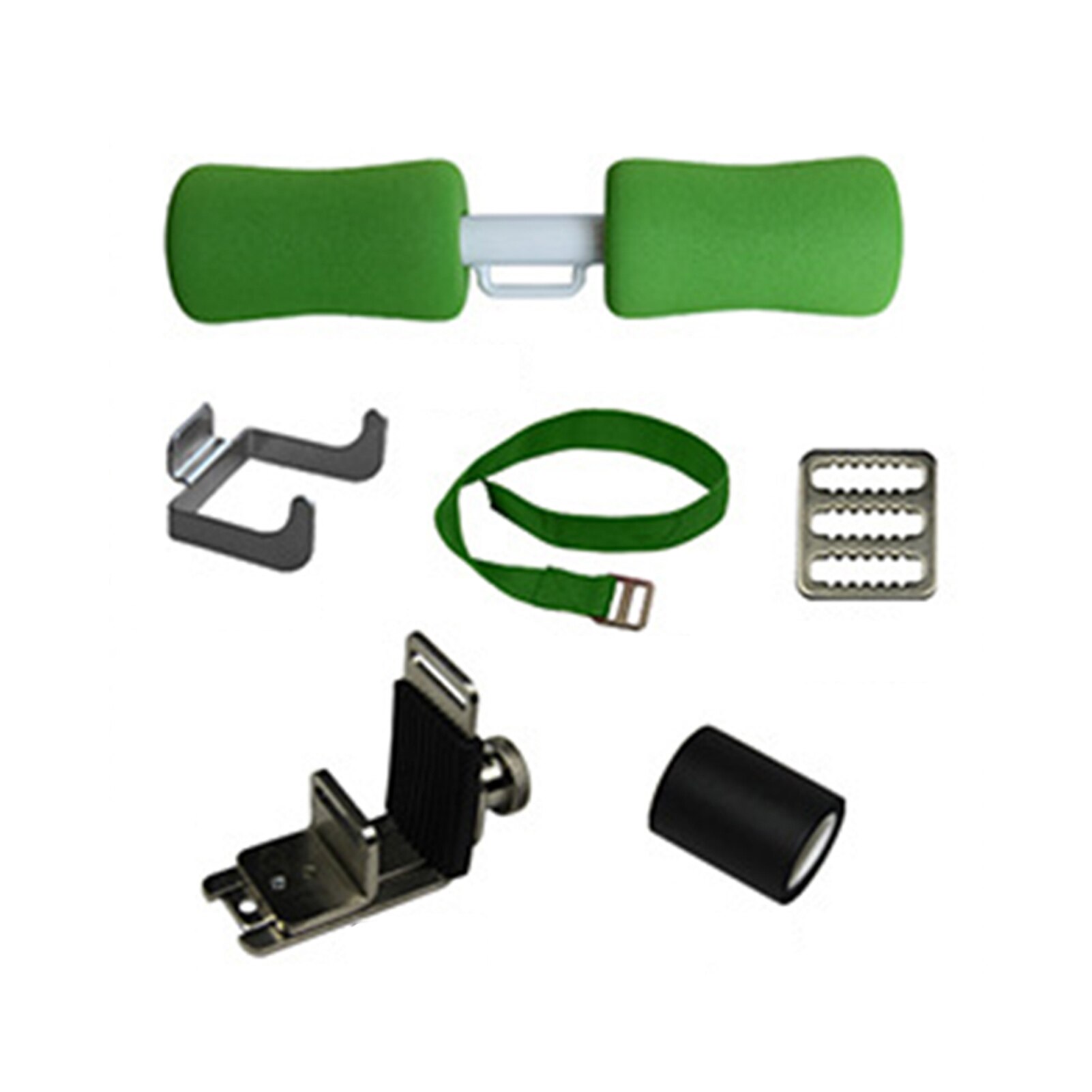 Home Foot Holder For Abs Exercise Sit Up Assistant Device Belly Rolling Bed Mounted Fitness Equipment Lose Weight Waist Lifting: Green