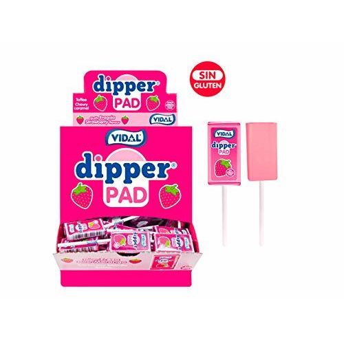 Dipper Pad-Caramelo Masticable Con Palo-Vidal-100 Unidades