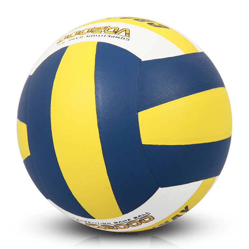 Standaard Maat Microfiber Leer Strand Volleybal Zacht Leer Student Examen Volwassen Training Concurrentie Opblaasbare Volleybal