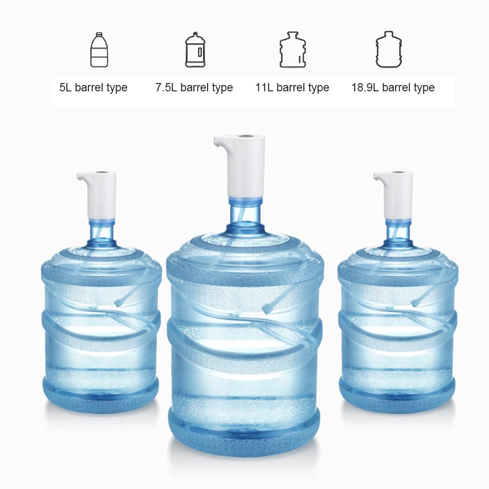 Elektrische Waterpomp Usb Opladen Automatische Drinkwater Fles Dispenser Pomp Draagbare Water Fles Schakelaar Voor Thuis Kitcen