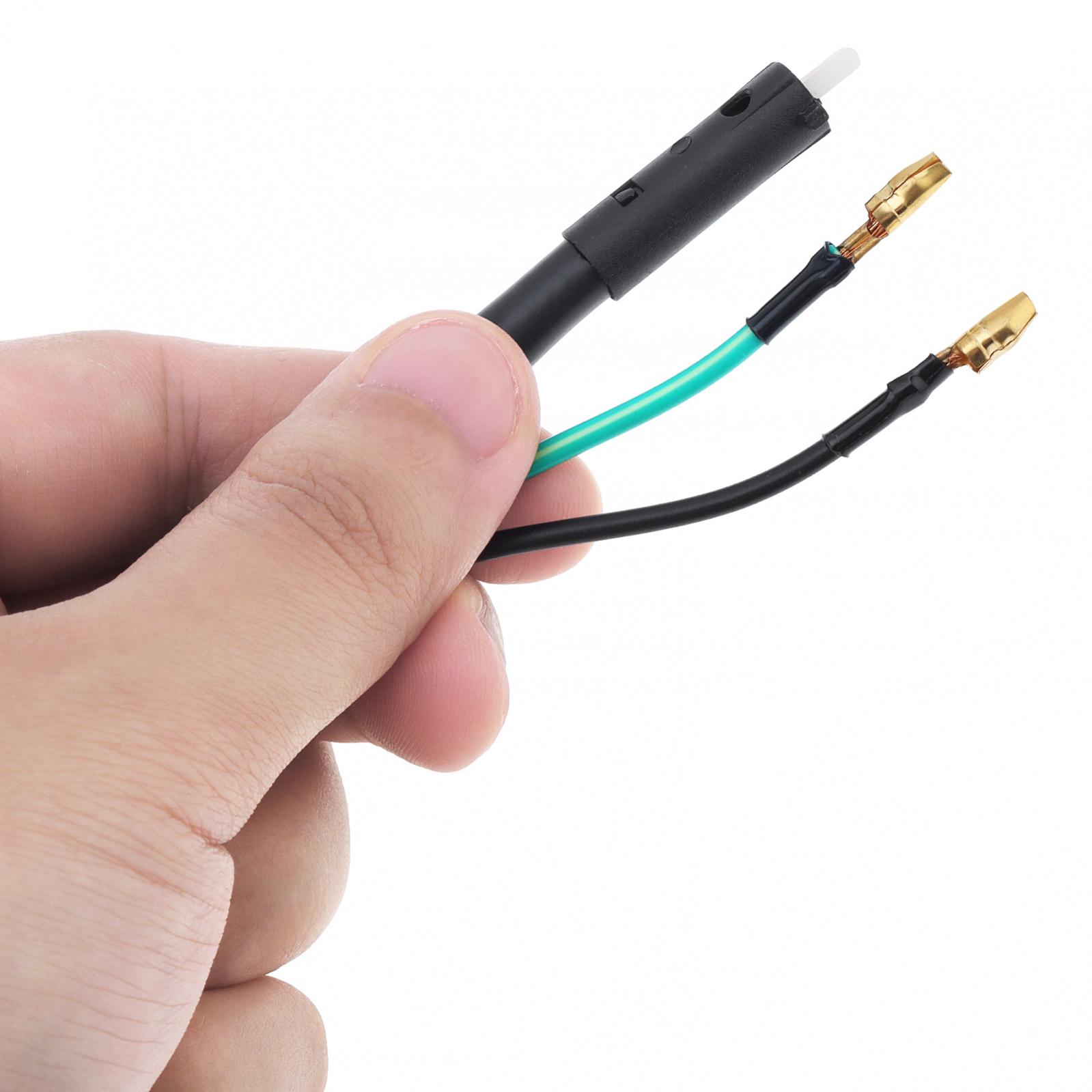 Cables de interruptor de luz de freno delantero/trasero de 2 cables aptos para motocicleta Scooter mano/pedal de pie línea de interruptor de freno de tambor