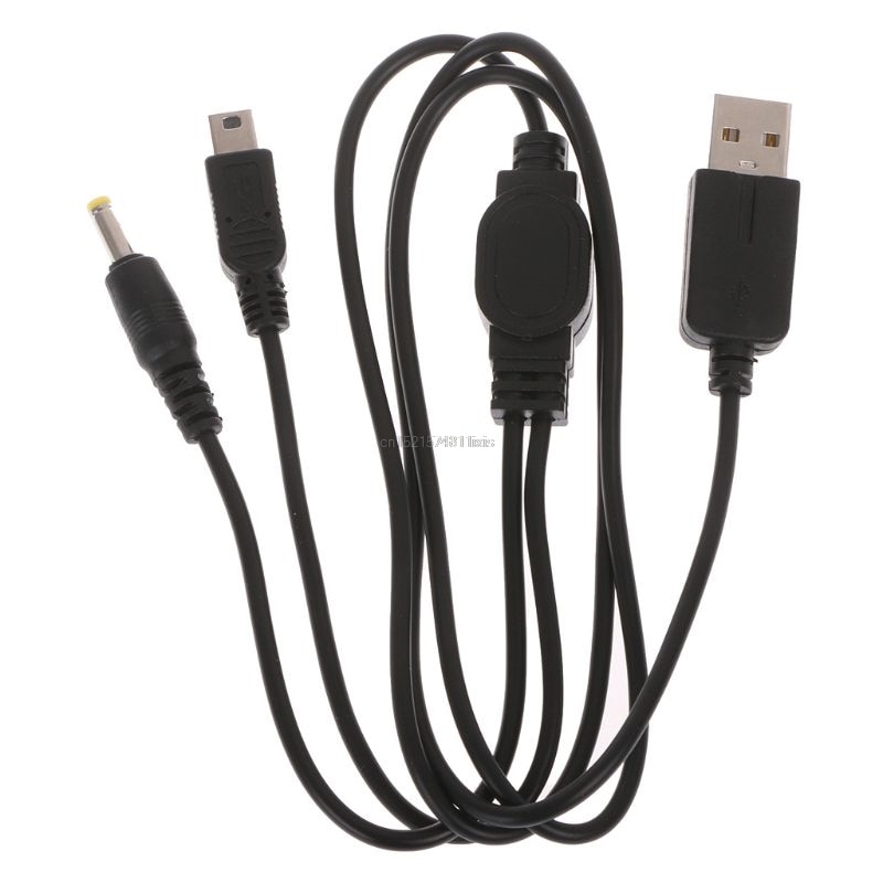 Data Cable Charger Power 2 in 1 USB Data Charge Cable Cord for Sony PSP 2000 3000 Game Console