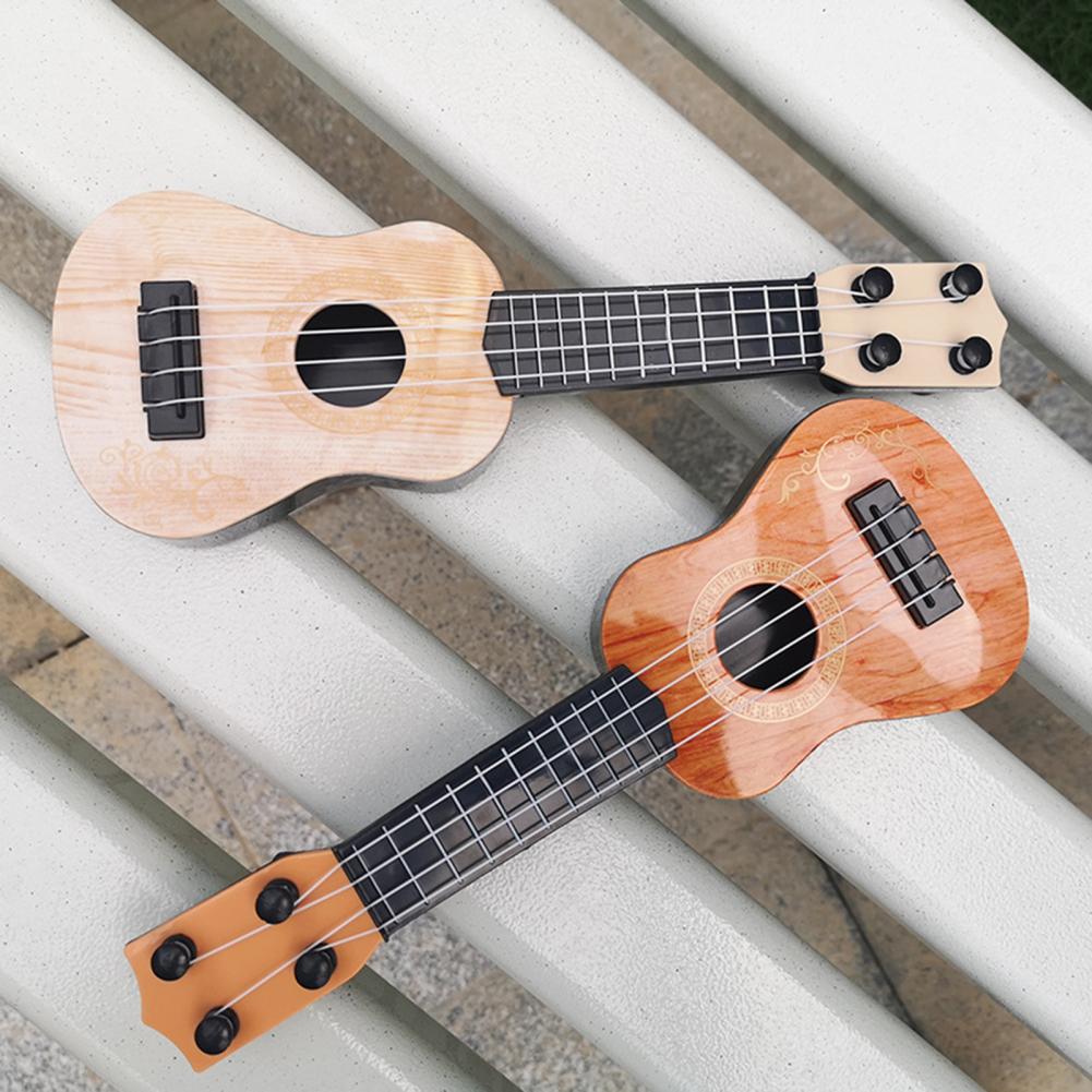 Educational Ukulele Toy Smooth Surface Adjustable Tues Baby Classical Ukulele Instrument Guitar Toy Classical Instrument