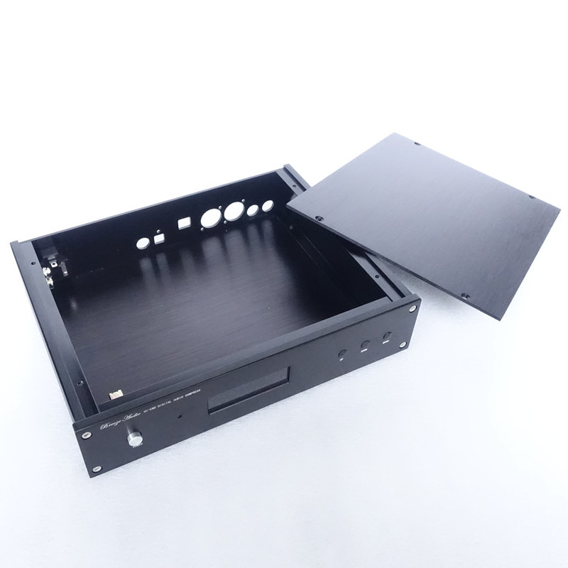 2806 Full Aluminum Audio Decoder DAC Chassis HiFi 9018 DAC Shell DIY Case