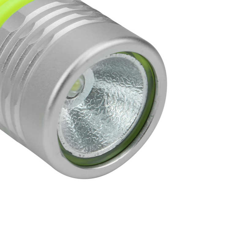 4 x aa duikzaklamp van aluminiumlegering, waterdicht, krachtig licht voor onderwaterverkenning, duikuitrusting