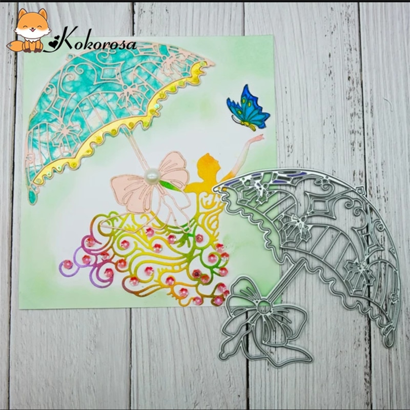 Troqueles de corte Kokorosa troquelados de Metal Marco de encaje borde carta de vida etiqueta troquelado álbum de recortes en relieve plantilla decoración troqueles