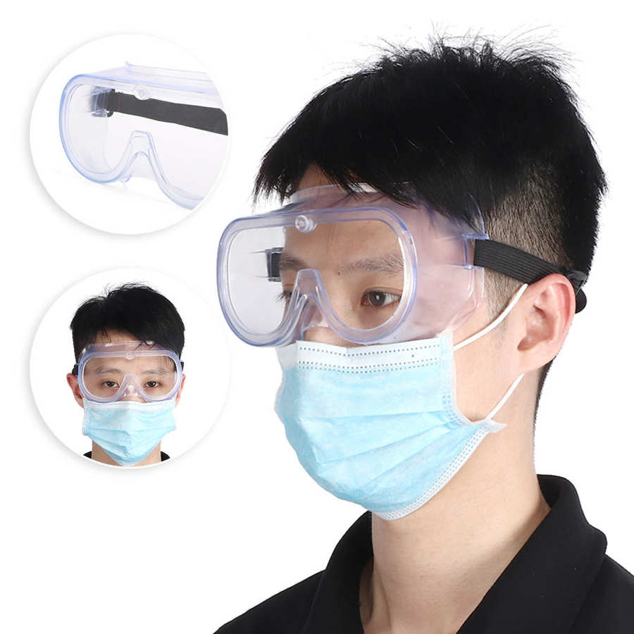 Bril Veiligheidsbril Motorbril Stofdicht Winddicht Anti-Fog -Proof Veiligheid Glazen Voor Mannen Vrouwen Beschermende Bril