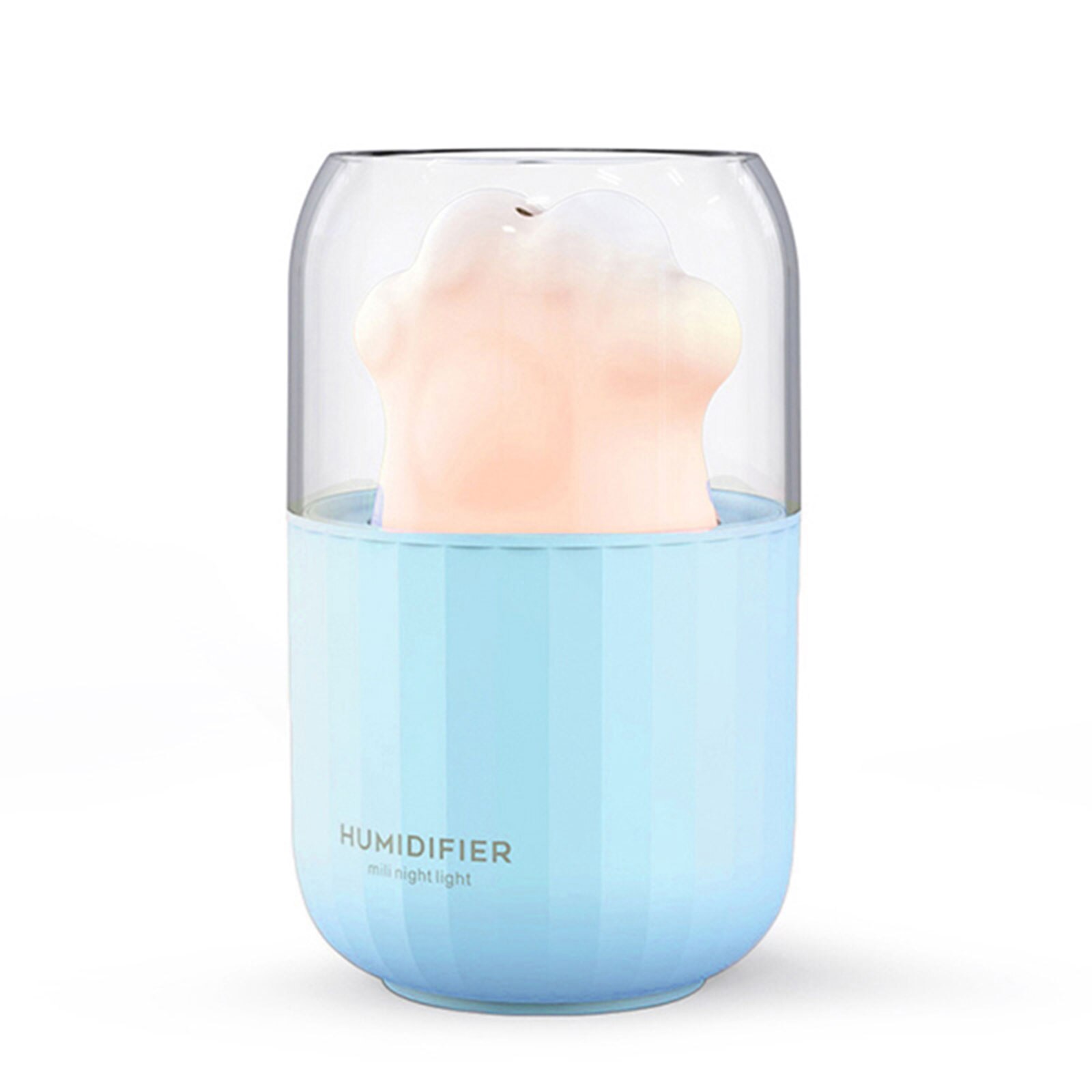 300ml Cat Claw Humidifier Color Gradient LED Night Light 2 Modes USB Charging Health Care Electronic Tool
