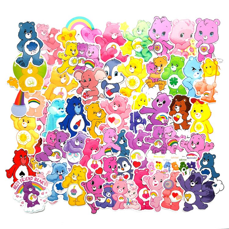 49pcs sunny day 02 series waterproof stickers DIY scrapbooking journal primer collage mobile phone computer decorative stickers: 53pcs 1bag