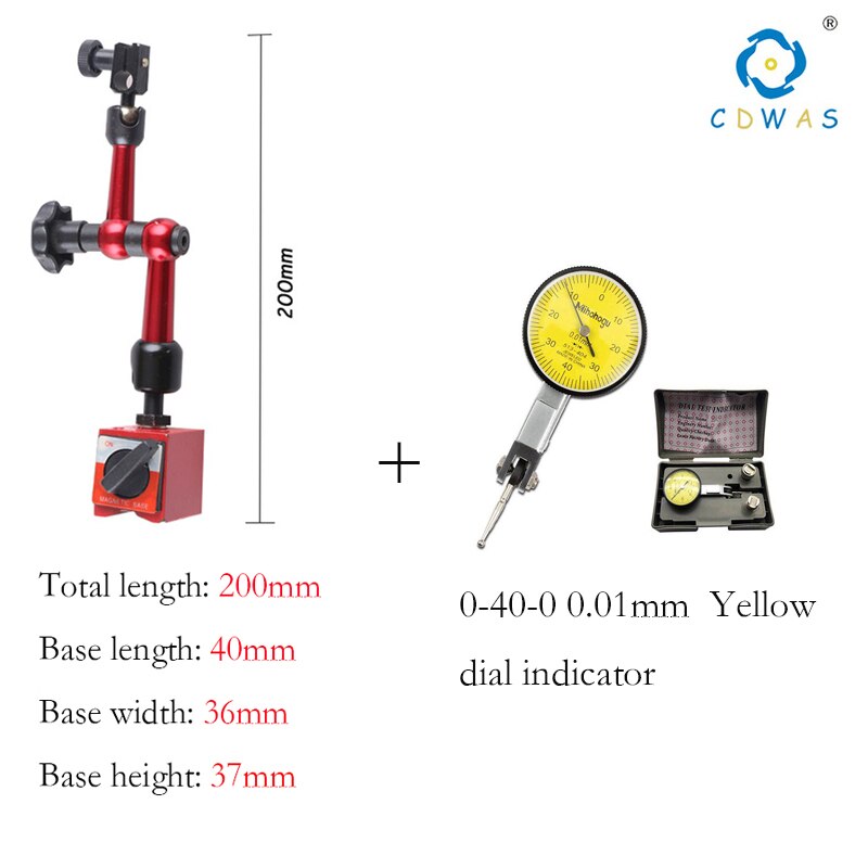 Indicador de Dial magnético Universal, soporte de Base magnética, báscula de mesa, indicadores de precisión