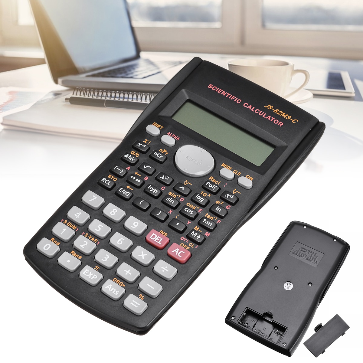 1Pc Electronic Scientific Calculator 12 Digits Electronic Scientific Calculator For Office School Exams GCSE Work
