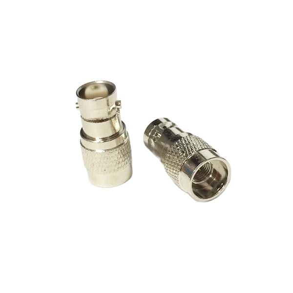 1 st UHF Stekker naar BNC Vrouwelijke Jack RF Coax Adapter convertor Rechte Vernikkeld