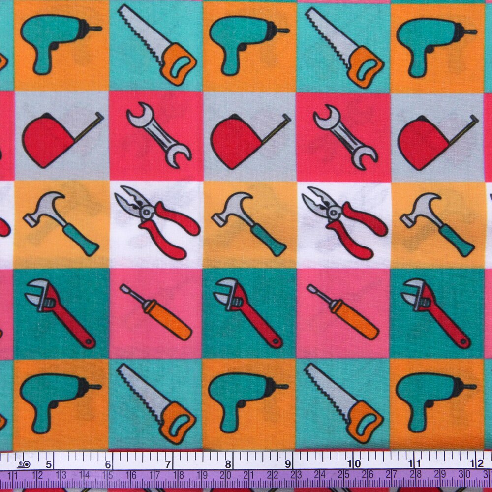 Tela de algodón con de música Candy, tejido de retales para coser, acolchado, costura, DIY, 50x145CM, 1Yc7436: 1052384001