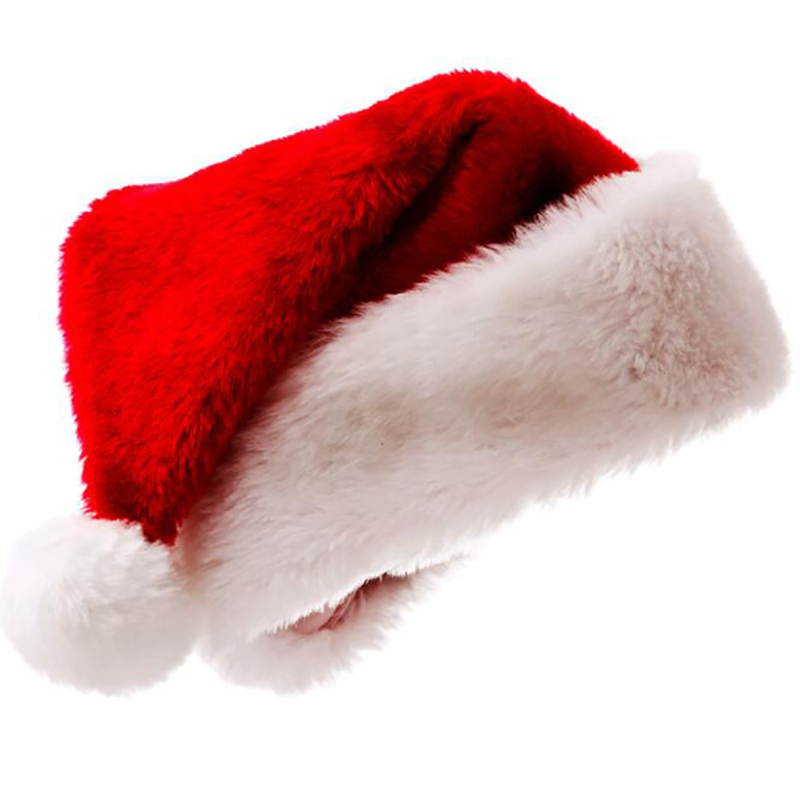 Pluche Kerst Hoeden Kerst Xmas Cap Voor Kerstman Kerstmis Hoed