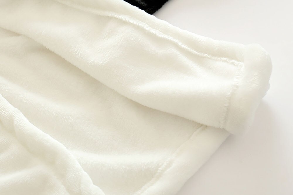 Flannel badekåbe sød panda varm natkjole børnedyr badekåbe børnetøj hjemmetøj