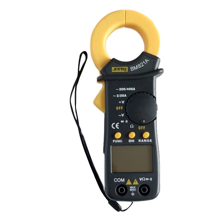SZBJ BM821A/BM822A/BM823A Pocket Type AC Clamp Meter Digital Clamp Type Multimeter