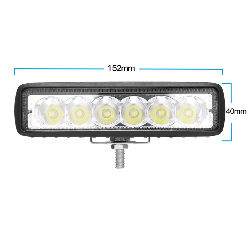 12V~24V Working High Power Spotlights Bar Head Lights Flood Lights Work light LED Offroad For Tractor truck Front Rear Fog light