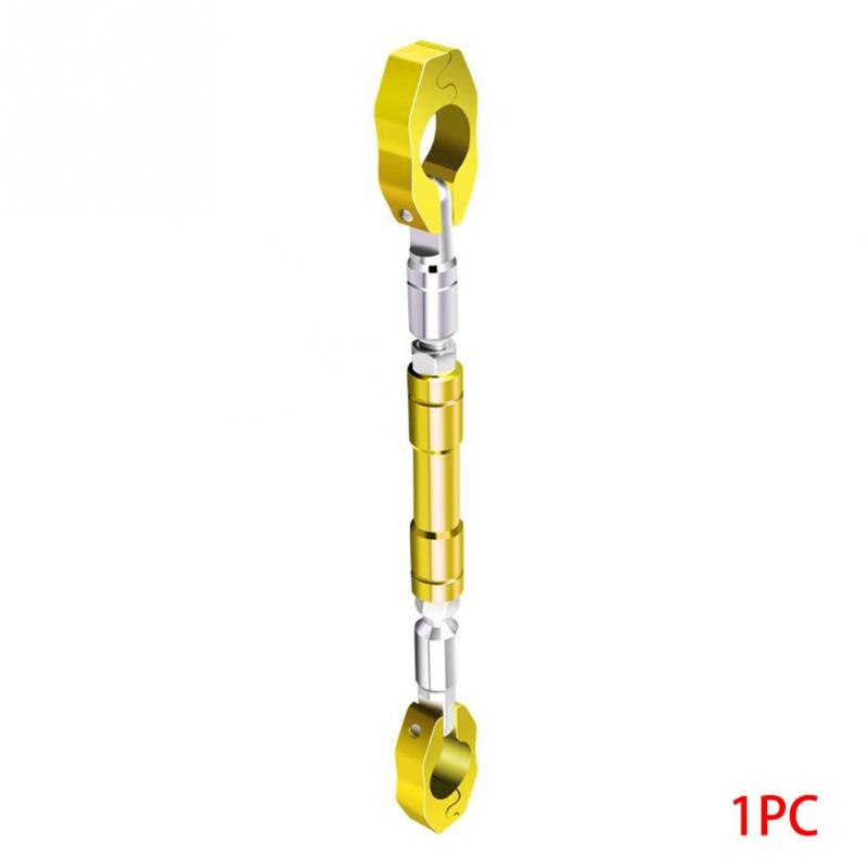 Barre transversale réglable d'équilibre de moto 7/8 "22mm guidon renforcer la barre de levier: Jaune